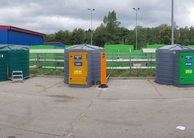 Plastikowe zbiorniki 5000 litrÃ³w na ON z dystrybutorem i automatem do wydawania paliw